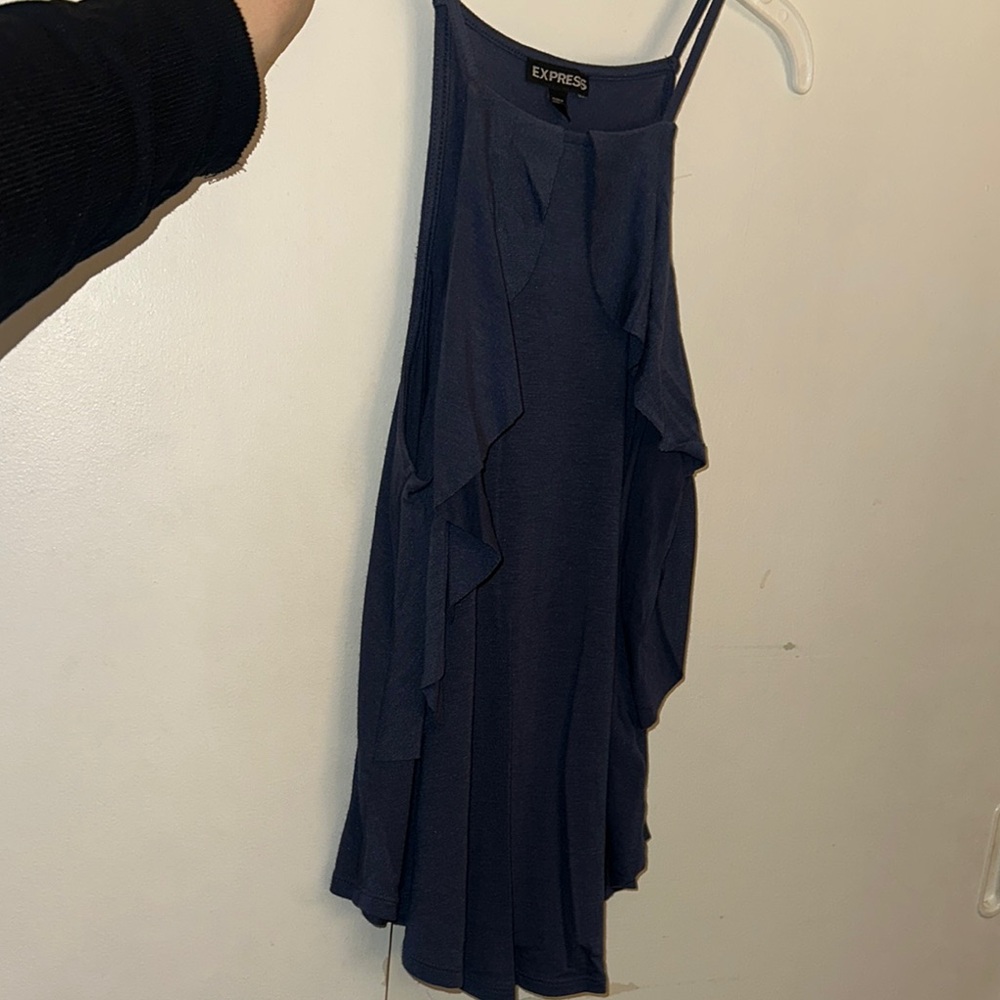 Express Navy Blue Women's Skirt